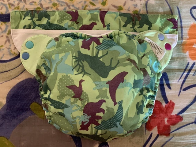 BumGenius Irwin #2 4.0 Pocket Diaper VGUC! Sustainable Eco-Friendly!