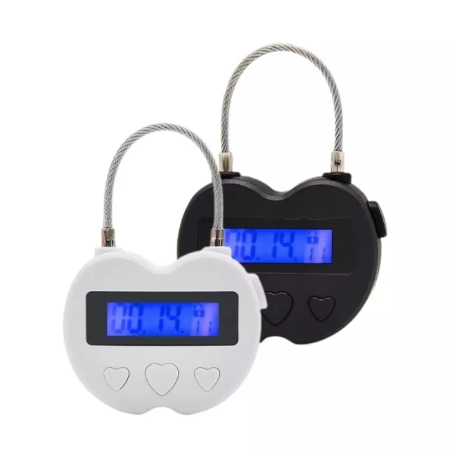 Smart Time Lock for Travelers with LCD Display and Rechargeable Battery