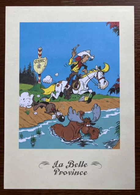 Lucky Luke Morris ex-libris 2002 éd Atlas La belle province