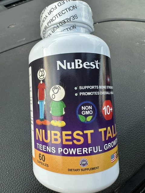 NuBest Tall 10+ - Advanced Growth Supplement For Kids 10+ & Teens Who Drink Milk