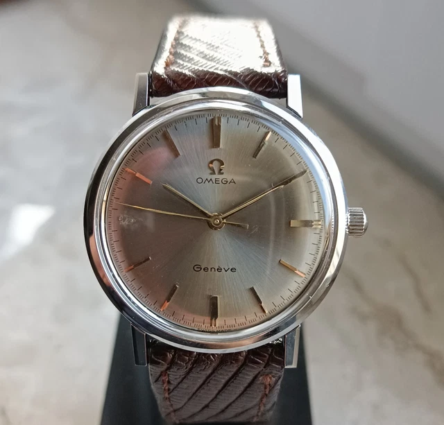 OMEGA Geneve Cal. 601 Orologio Vintage Acciaio