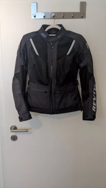 Motorradjacke REVIT Levante 2 H2O Lady/Damen mit Rückenprotektor Größe 36