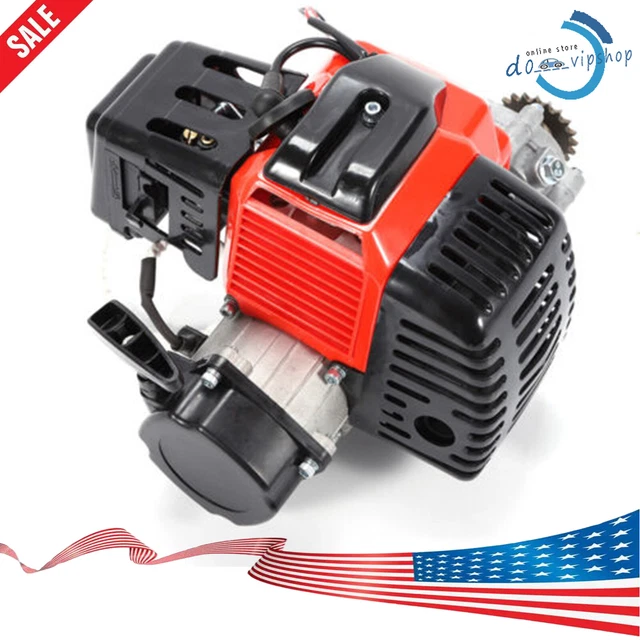 49cc 2 Stroke Engine Motor Pull Start For Pocket Mini Bike Gas Scooter Atv Engin