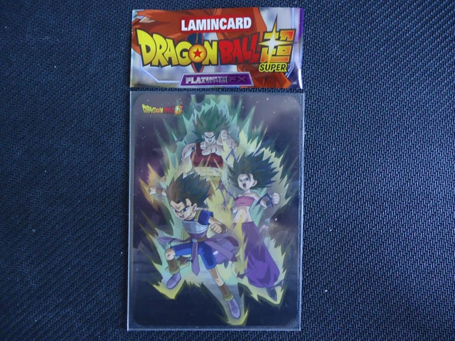 DRAGON BALL SUPER PLATINUM FX LAMINCARD, Cartolina Da Collezione Con Valutazione BCCG 10