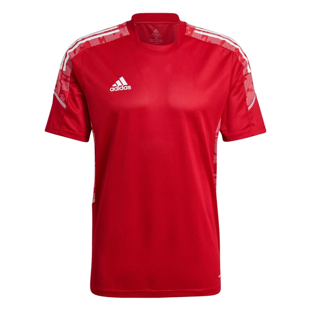 T-SHIRT ADIDAS CONDIVO 21 PRIMEBLUE Red Rosso Maglietta Leggera Casual Sport