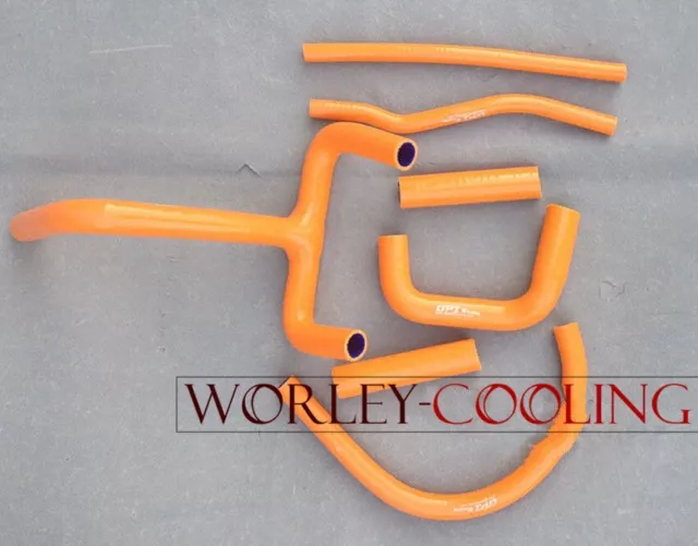 Silicone Radiator Hose Kit for KTM LC4 620 625 640 660 Orange brand new 2