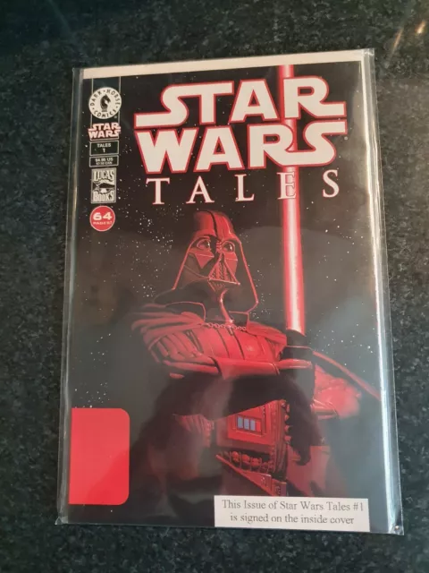 Star Wars Tales 1 vfn Uber Rare Multiple Signatures Sealed With Coa