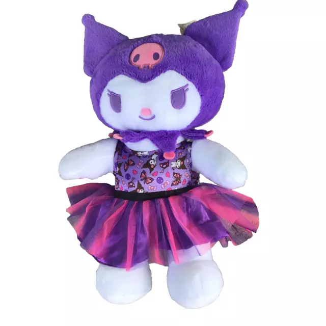 NWT Kuromi Exclusive Build A Bear Plush With Butterfly Dress SANRIO 19"