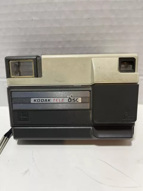 Cámara de teledisco Kodak con teleobjetivo disco sin probar