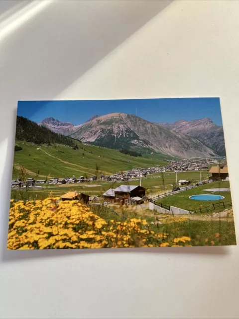 Alte Postkarte - Livigno - Panorama