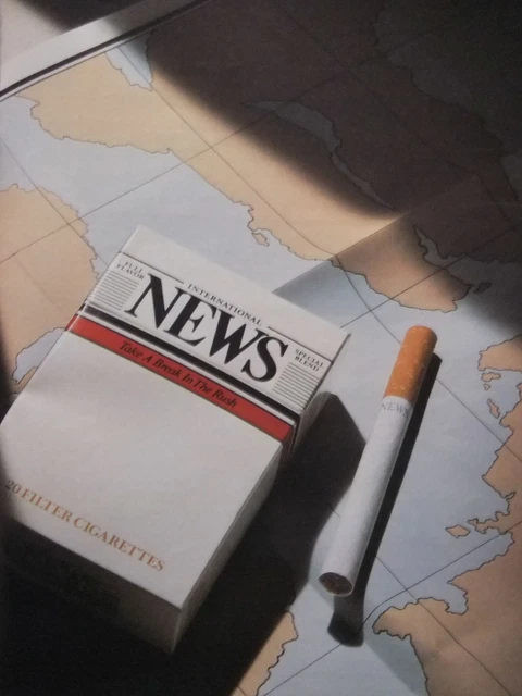 PUBLICIT DE PRESSE 1985 Cigarettes International News - Tabac EUR 3,00 -  PicClick FR