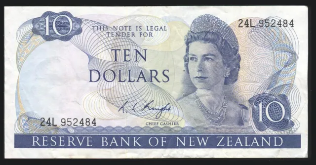 New Zealand - $10 - Knight - 24L 952484