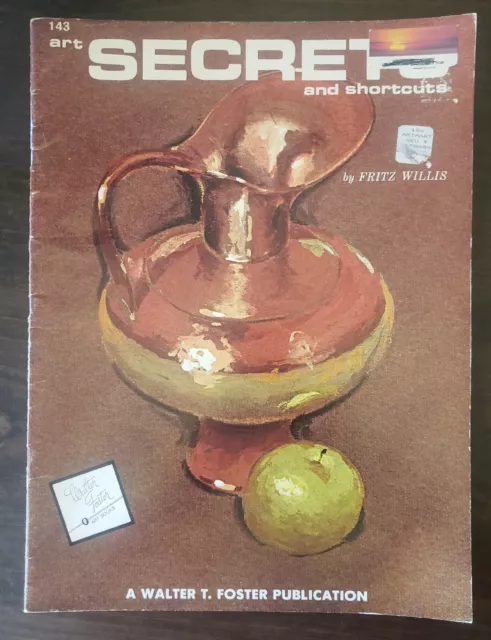 5 Folletos Grandes "Cómo Pintar"" Retro de Colección Retratos Vida Silvestre Naturaleza Silvestre