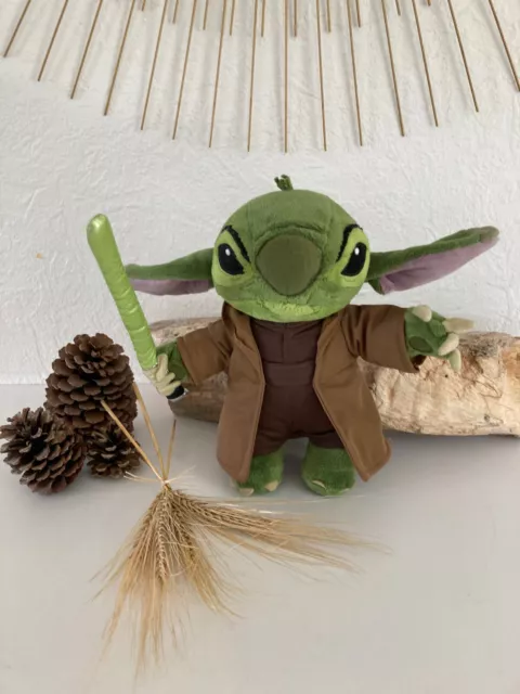 🏁 PELUCHE DOUDOU Star Wars Maître Yoda Stitch Disney Hauteur 25 Cm EUR  25,00 - PicClick FR