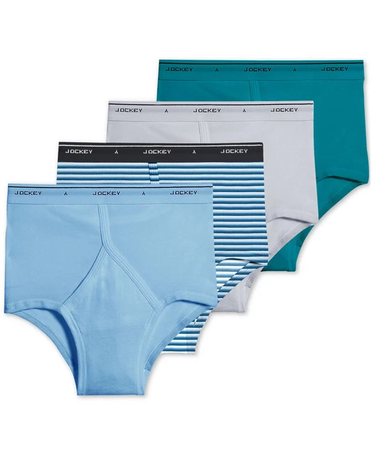 Jockey Men's Classic Collection Full-Rise Briefs 4-Pack (Multi, 32) Jockey Men's Classic Collection Full-Rise Briefs 4-Pack (Multi, 32)