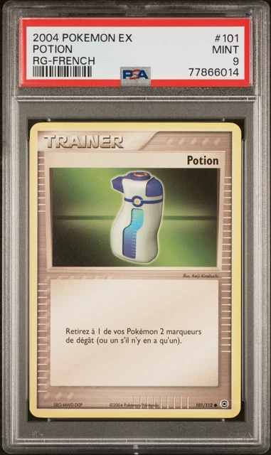 Carte Pokemon Potion 101/112 EX Rouge feu Vert Feuille PSA 9 ✨✨