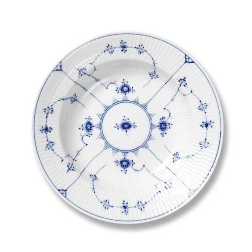 Royal Copenhagen Blue Fluted Plain Large Rim Soup Plate (1017196)