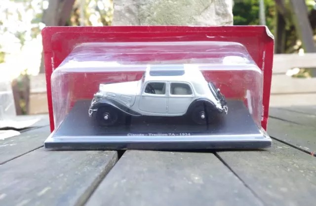 Citroën Traction 7A 1934 Passion Citroën Atlas Ixo / Norev 1/43 Neuf En Boite