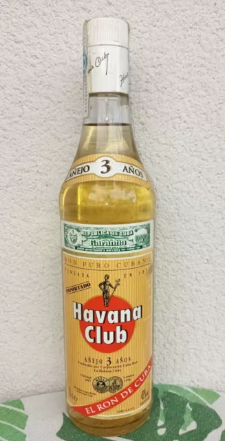 Botella  Ron Havana Club  Añejo 3 Años-Importado 70 Cl. 40%