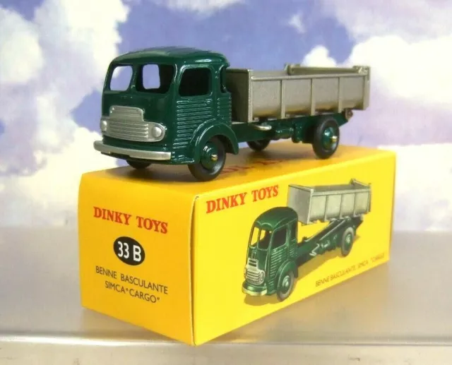 Atlas French Dinky Toys Simca Cargo Dumper/Tipper Truck "Benne Basculante" #33B