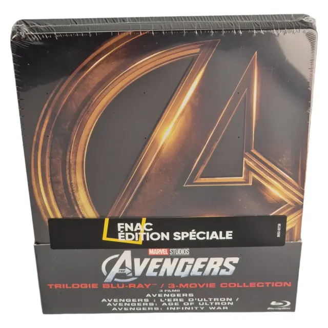 Avengers Avengers Coffret Trilogie 3 Films Blu-ray SteelBook 2014 Fnac Zone B 2