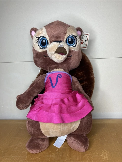 GREAT WOLF LODGE PLUSH SAMMY THE SQUIRREL SKIN 15 INCH With Violet ...