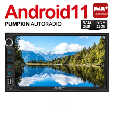 Pumpkin 7 POLLICI Android Autoradio 2 DIN GPS Navi DAB USB RDS WiFi Bluetooth obd2 