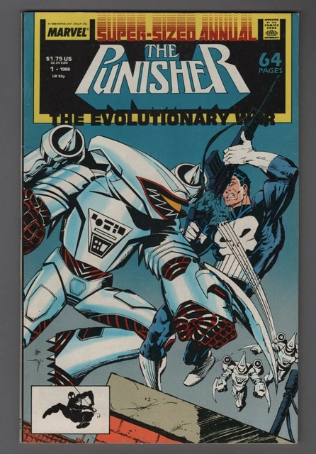 THE PUNISHER #1 The Evolutionary War- Super Sized Annual 1988 Marvel Nice Copy