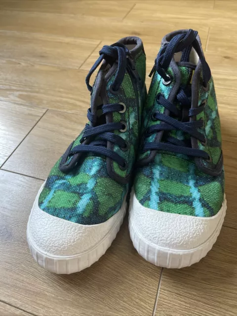 CLARKS NATIONAL GEOGRAPHIC Geo K green combi Hi Top Shoes 11 1 2 G Chameleon 23.00 PicClick UK