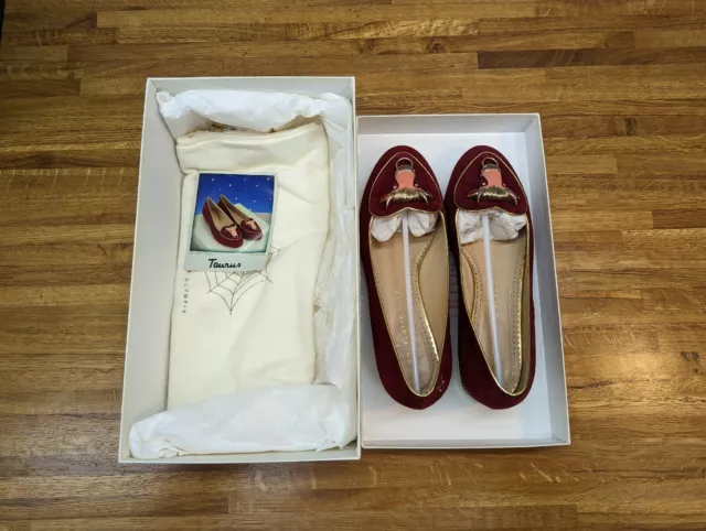 Charlotte Olympia Birthday Flats Taurus Size 37.5