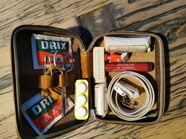 Erste Hilfe Tasche vintage
