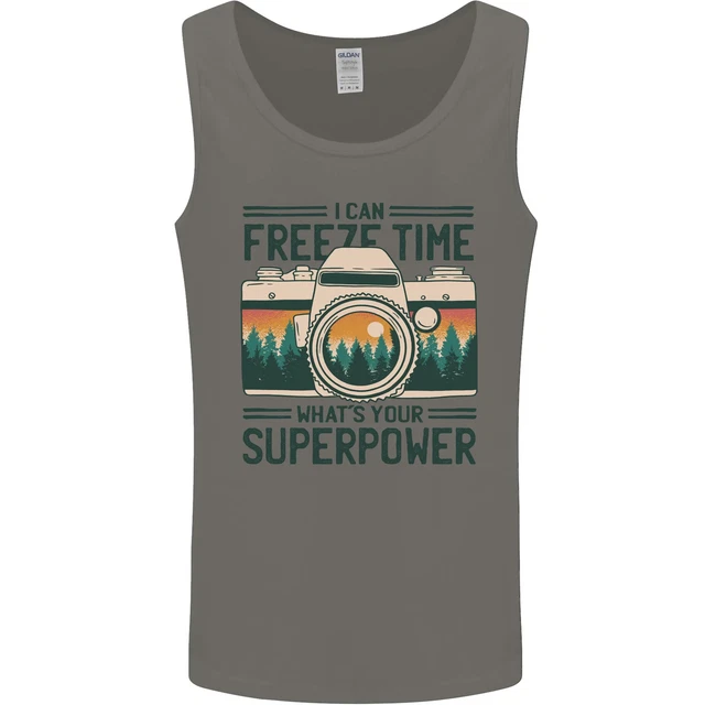 Freeze Time Photography Photographer Mens Vest Tank Top