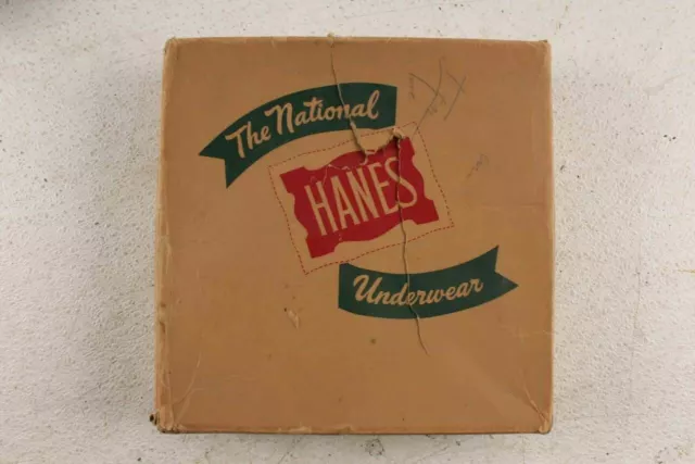 VINTAGE THE NATIONAL Hanes Underwear Advertising Box £9.43