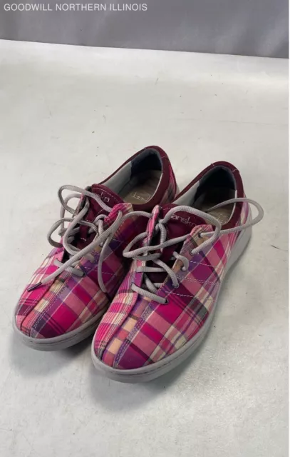 Dansko Brandi Pink Plaid Madras Women's Sneakers Size 40 (US -10 )