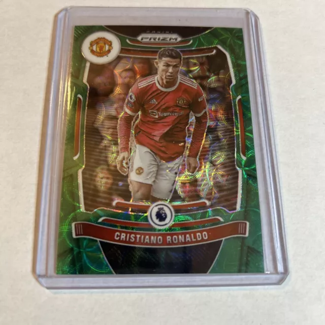 Cristiano Ronaldo 2021-22 Prizm Choice #283 Green Circles 2/9 Manchester United