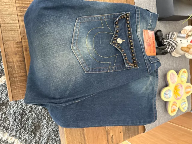 True Religion Billy Mens Jeans 38 x 34 True Religion Billy Mens Jeans 38 x 34