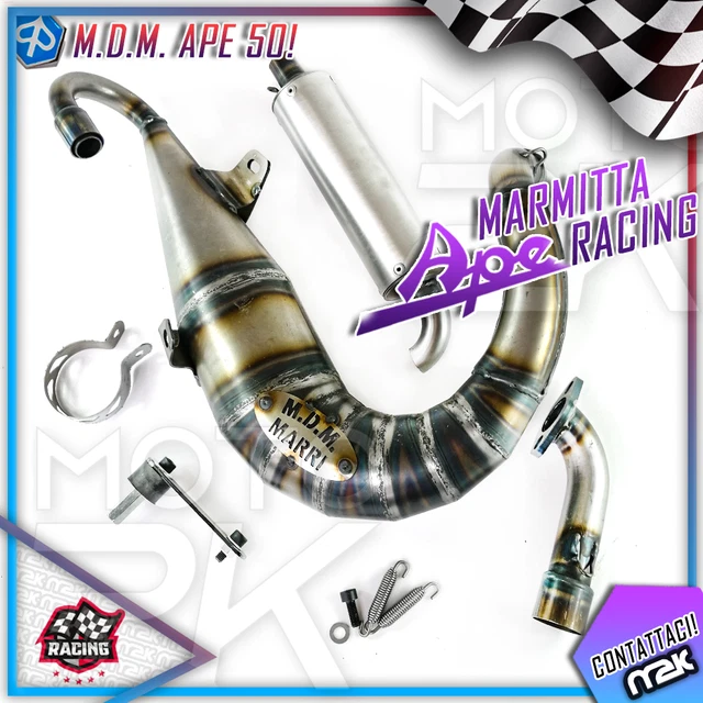 Marmitta Ape Piaggio Racing Corsa Lunga - Ricambio Per Ape Piaggio - Foto 7