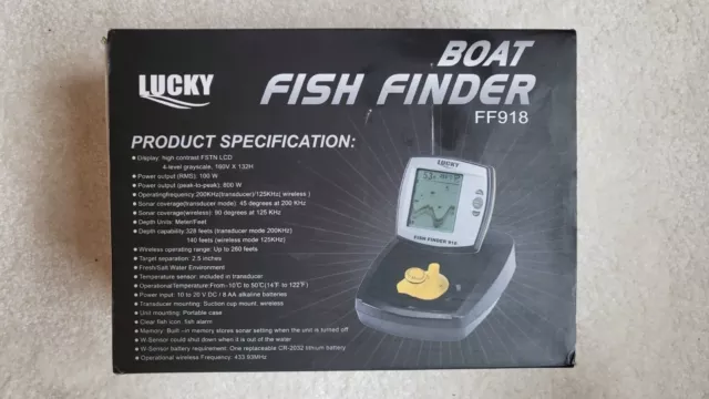 lucky fish finder FF918 WIRELESS