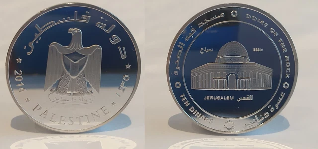PALESTINE Right To Exist 1 Oz Silver Coin 1$ USA 2023 - Foto 8