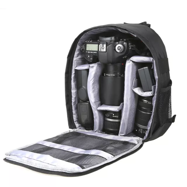 Travel Camera Bag Backpack Case For Sony Canon Camera Rucksack Waterproof Z9A2