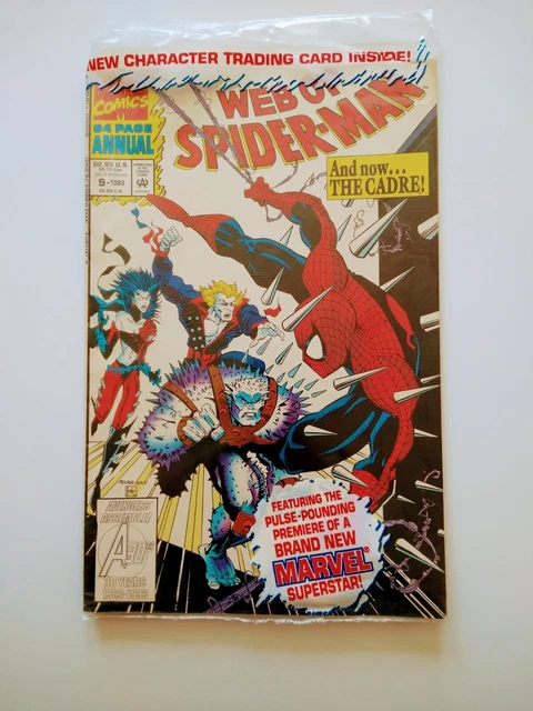 Web of Spider-Man Annual #9 (1993 Marvel Comics) Includes Cadre Trading Card!!!!