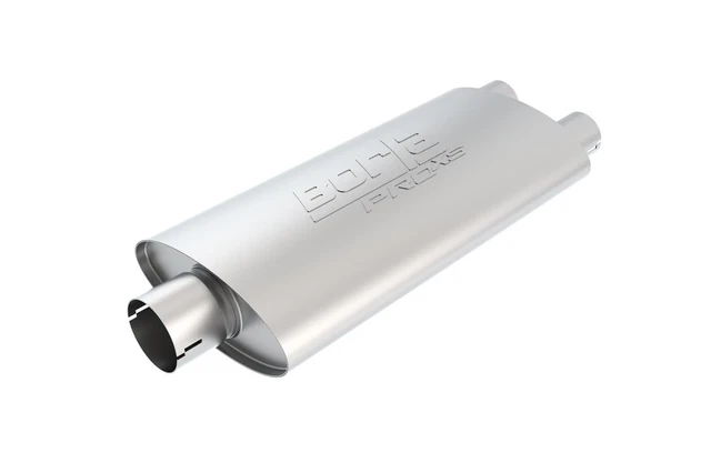 Borla 400486 Pro Xs Muffler Center/Dual Oval 19" X 4" X 9.5" 3 In/Out 2.5"