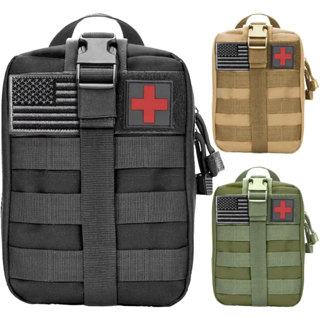 Medical Molle Tactical EMT Pouch Military First Aid IFAK Rip-Away Utility Pouch