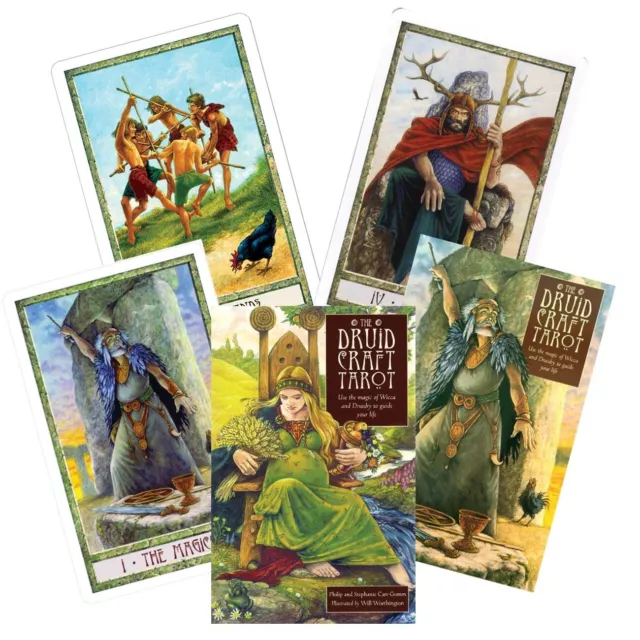 The Druid Artisanat Tarot Pont Cartes car-Gomm Sera Worthington US Games Systems