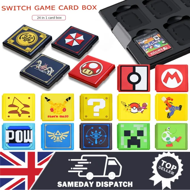 Portable Game Card Storage Box Holder Case Cover Organizer For Nintendo Switch