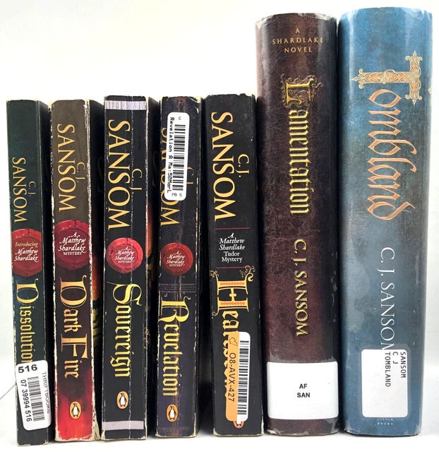 C.J. SANSOM COMPLETE Set of 7 Matthew Shardlake Tudor Mystery Series as of 2022 36.45 PicClick C.J. SANSOM COMPLETE Set of 7 Matthew Shardlake Tudor Mystery Series as of 2022 36.45 PicClick