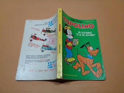 Topolino N° 785 Originale Mondadori Disney Molto Buono/Ottimo 1970 Bollini