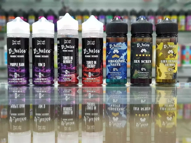 V JUICE 100ML / 0MG 80VG/20PG E Liquid OVER 45 FLAVOURS.TPD. 17.95 -  PicClick UK
