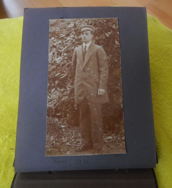 29 Foto 1wk Album Fotoalbum Soldat Füs. RGT 40 Achen Triberg Portrait Frau EK 12