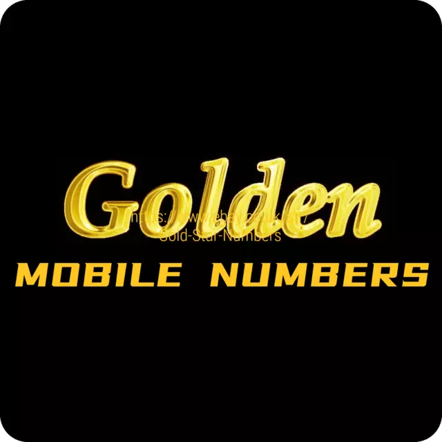Gold Easy Mobile Number Golden Platinum Vip Uk Pay As You Go Sim Card